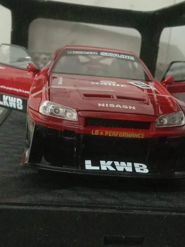 Red - Nissan Skyline GTR PDC LBWK – Premium Alloy Sports Car Model